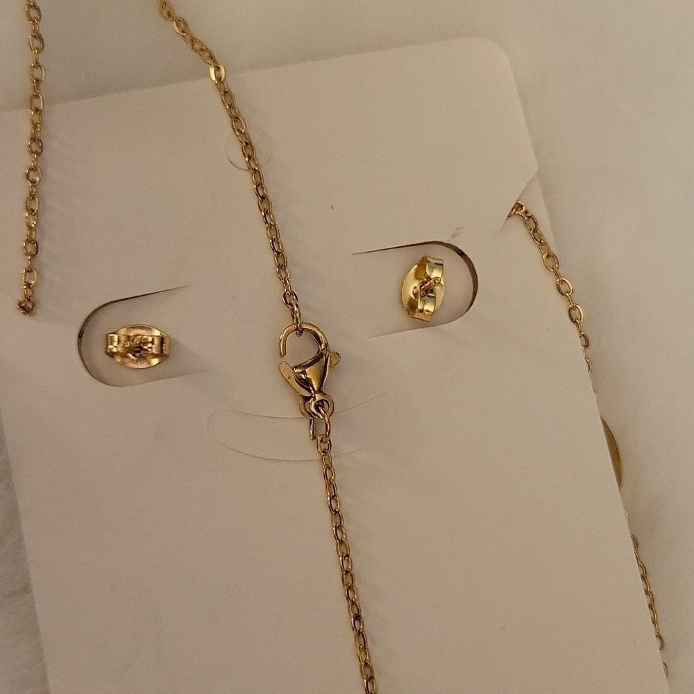 Owl Stainless Steel Jewelry Set NWT - Picture 3 of 3